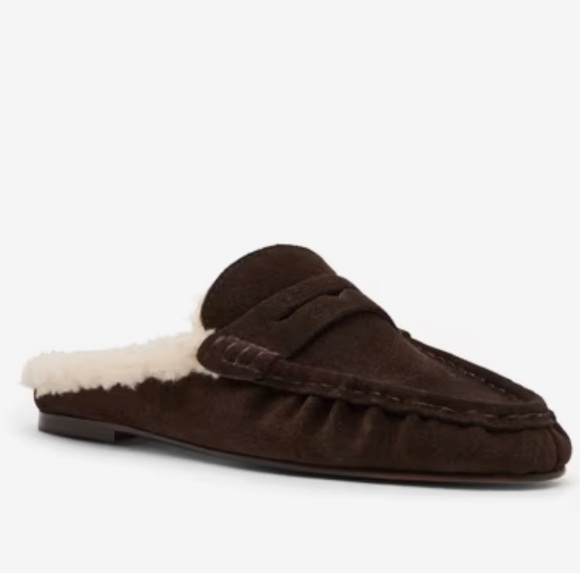 Steve Madden Rafe Women’s Suede Faux Fur Mules